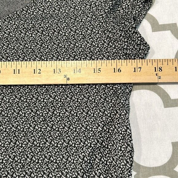 Anthropologie Fluttered Heather Tunic Womens Dress Size Small Black White - Picture 8 of 9